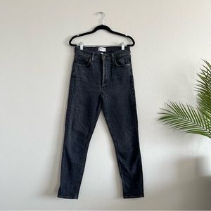 Agolde | Black High Rise Skinny Jeans